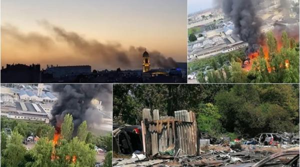 Franța. 400 de muncitori români și bulgari, la un pas de moarte. 40 de tineri le-au dat foc la tabără