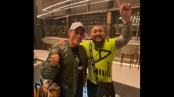 Jean-Claude Van Damme, filmat cu Dani Mocanu: „Îmi las mama și nevasta, să plec în lume cu ăsta” - VIDEO