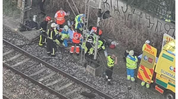 Spania. O româncă se zbate între viață și moarte după ce a fost lovită de un tren