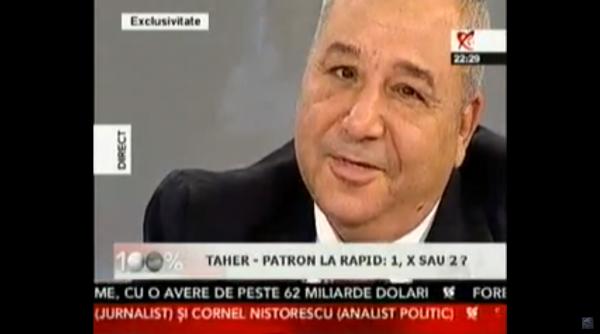 Fathi Taher a murit. Fostul finanțator al Rapidului avea 73 de ani