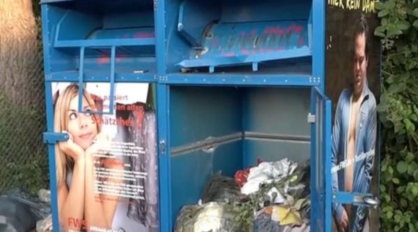 Germania. O tânăra și-a pierdut viață, după ce a rămas blocată într-un container de haine 