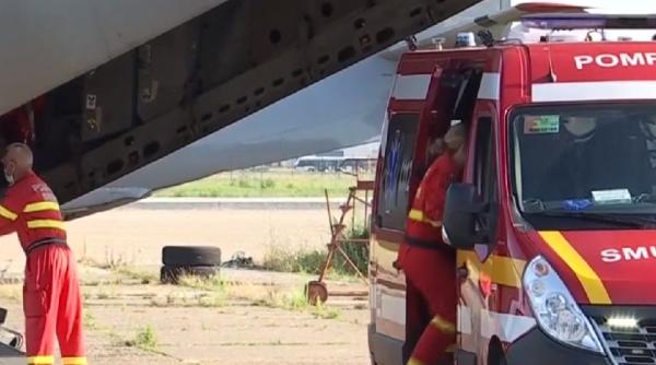 Trei dintre românii răniții grav în explozia de la Popești-Leordeni, transferați cu un avion MApN în Germania