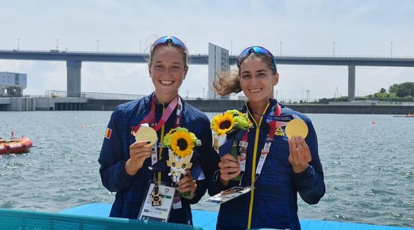 AUR pentru România la Jocurile Olimpice: Ancuţa Bodnar şi Simona Radiş s-au impus în finala de la canotaj, proba feminină de dublu vâsle
