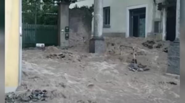 Italia. Alunecări de teren şi inundaţii în urma furtunilor puternice din nordul ţării