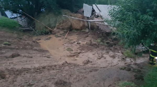 Alunecări de teren în România. Zeci de animale au murit într-un sat din Braşov