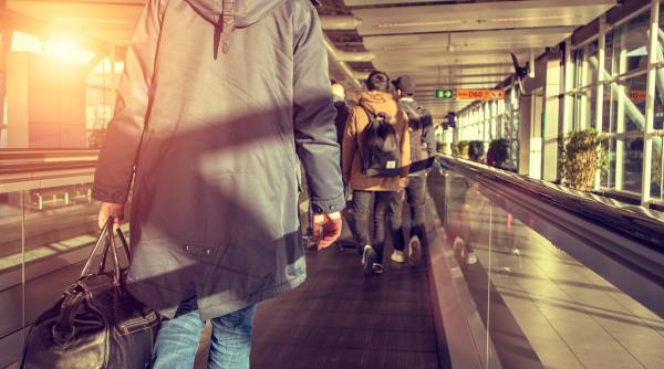 Român venit din Spania, depistat cu COVID-19 de câinii dresaţi din aeroport. Zeci de români au fost plasaţi în carantină