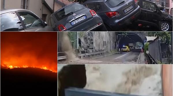 Italia, lovită de dublă ameninţare: Ploi puternice şi risc de inundaţii în nord, caniculă şi incendii în sud