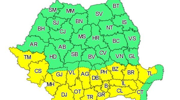 România se topește: Cod galben de caniculă în 19 judeţe până miercuri dimineaţa