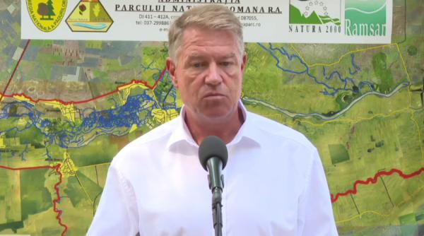 Iohannis: Mă voi implica activ în procesele care vizează rezolvarea crizei climatice