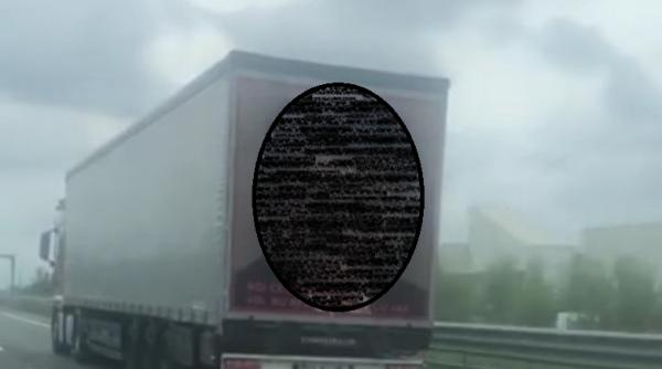 Imaginea virală a zilei vine de la un român din Italia: Toți mergeau șocați în spatele TIR-ului său