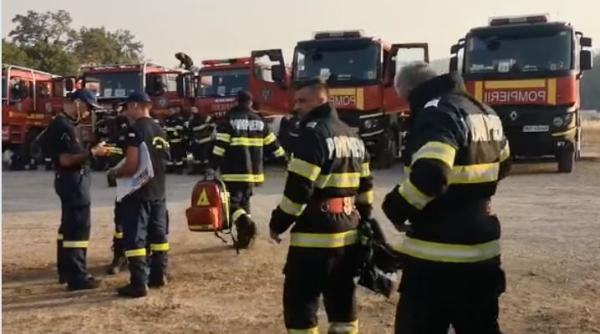 Pompierii români, a şasea zi de intervenţie în Grecia
