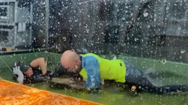 Un ALIGATOR a atacat o angajată de la ZOO. Un vizitator a SĂRIT în cușcă pentru a o ajuta (Video)