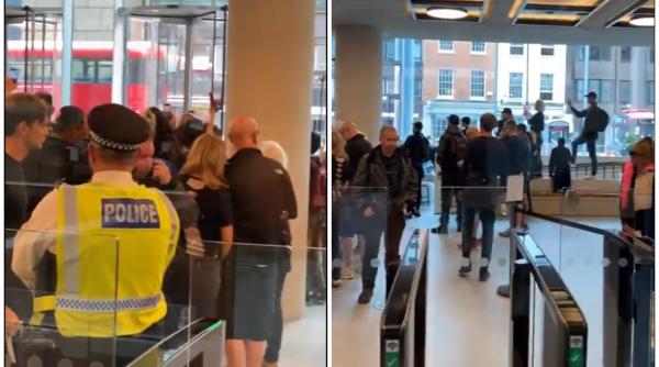 Antivacciniștii au luat cu asalt studiourile unei televiziuni din Londra și au fugărit prezentatorul