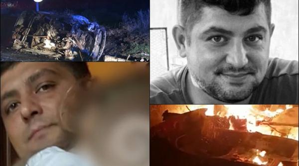 El este șoferul român ars în mașină. Tocmai se întorsese acasă după mai mulţi ani de muncă în străinătate. O fetiță a rămas orfană