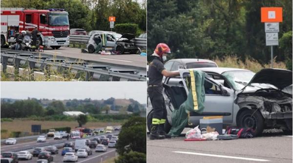 Italia. Răsturnare de situație în cazul românului mort în accidentul teribil de pe A4: Soția era la volan