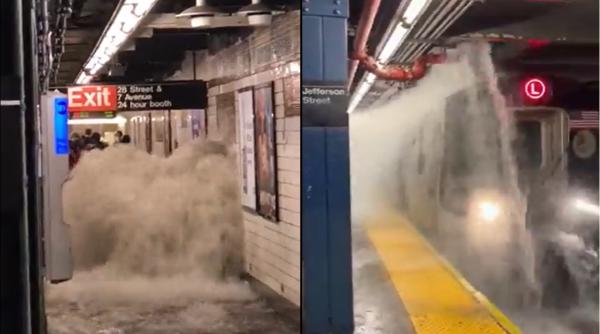 Orașul New York în stare de urgență după inundațiile istorice provocate de uraganul Ida