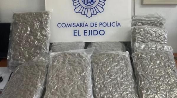 Spania. Doi români, prinși cu 18 kilograme de marijuana