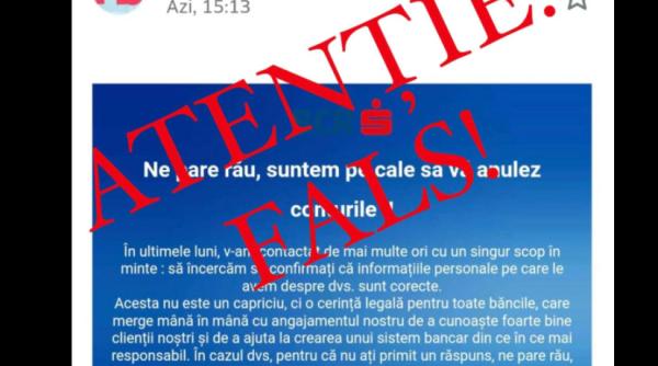 Atenție la înșelătoria cu emailul de la bancă. Poliția Română, semnal de alarmă: "Vorbiți cu bunicii"