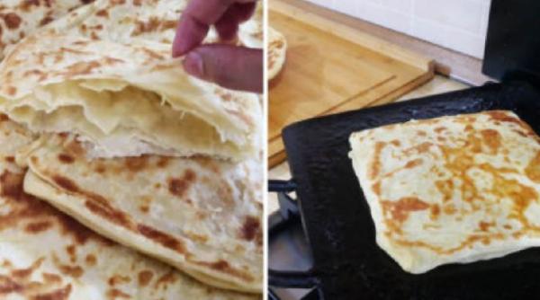 Pâine marocană, gătită în cuptor. O rețetă super rapidă și ușoară. Doar 100 de calorii pentru o felie