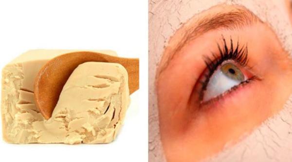 Amestecă cu cub de drojdie proaspătă cu puțin lapte. Tenul va întineri cu această mască chiar și cu zece ani