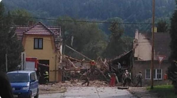 Update: Explozie în Cehia. O clădire s-a prăbușit în Korycany