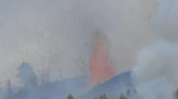 Spania. Vulcanul de pe insula La Palma a început să erupă. Oamenii, evacuați - VIDEO