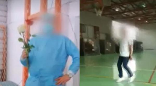 Petrecere într-un centru de vaccinare din Botoșani. Cadrele medicale s-au filmat în timp ce dansau pe manele