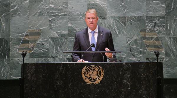 Klaus Iohannis, la Adunarea Generală a ONU: „România se implică și ia măsuri”
