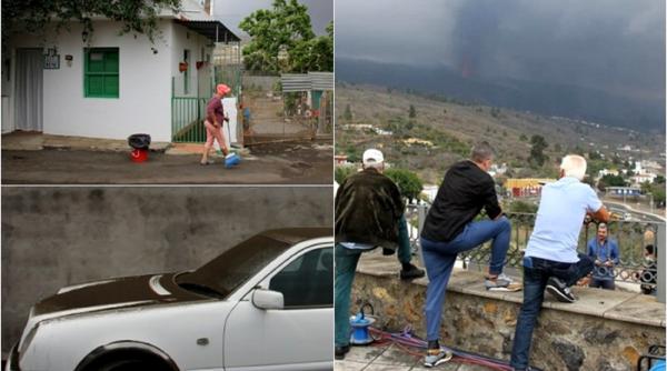 Spania. Români, prinși în infernul din La Palma: „Vizitatorii au blocat totul. Ce se întâmplă dacă ne evacuează și trebuie să plecăm repede?” 