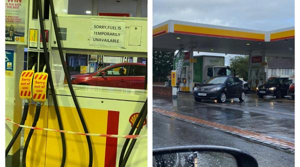 Cum arată criza de combustibil din Marea Britanie: "Oamenii dorm în benzinării ca să apuce să alimenteze"