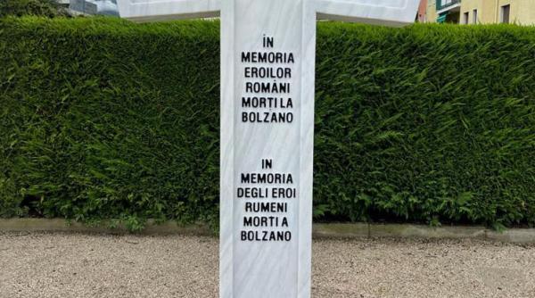 Italia. Monument dedicat soldaților români căzuți în Primul Război Mondial, inaugurat la Bolzano  