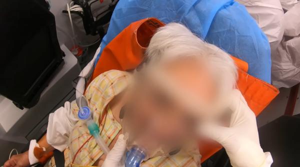 Imagini cutremurătoare cu o româncă cu formă gravă de Covid: „Nu am aer” - VIDEO
