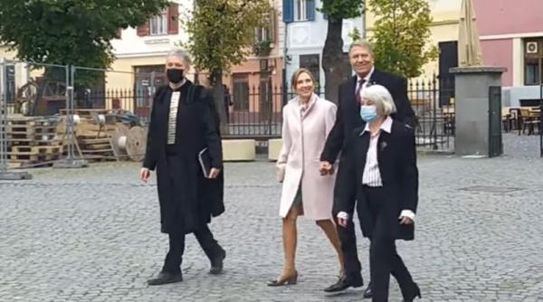 Iohannis, la ceremonia de inaugurare a Bisericii Evanghelice din Sibiu: Este impresionant, lucrurile merg mai departe