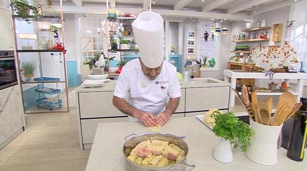 Un celebru bucătar spaniol a gătit sarmale la televizor: "Sunt greu de făcut, dar au un gust foarte bun"
