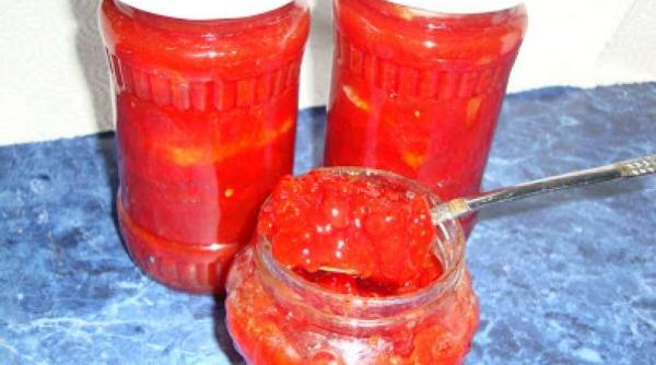 Dulceața de roșii  îți va da energie toată ziua. Vezi cât de simplu se face