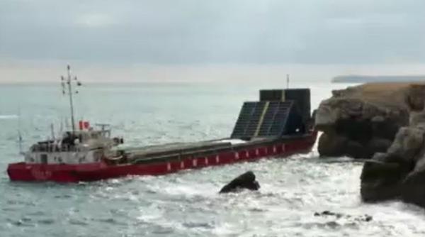 Alertă la granița cu Bulgaria! Nava eșuată „Vera Su” nu mai poate fi salvată. Pericolul este uriaș