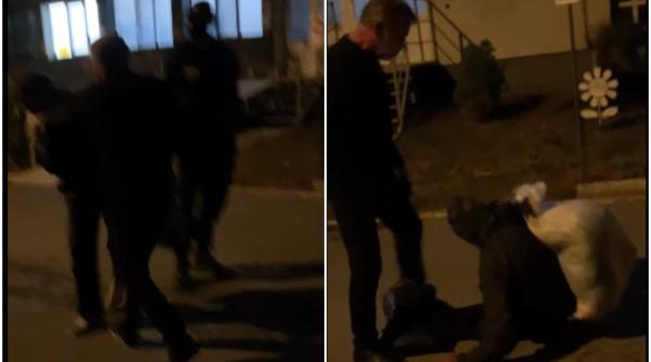 Scene halucinante la Tulcea: Pacient, bătut cu bestialitate în curtea spitalului de un angajat al unității - VIDEO
