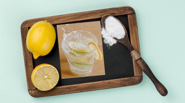 Pune o linguriță de bicarbonat de sodiu și sucul unei lămâi într-un pahar cu apă minerală. Face minuni!