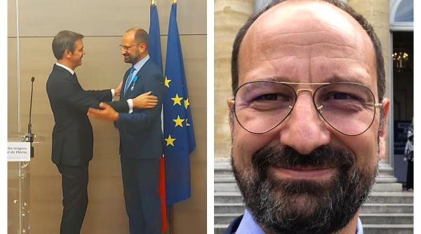 Franța. Medicul român Radu Lupescu, DECORAT la Paris cu ordinul conferit de Emmanuel Macron: "Când te lupți pentru libertate, te lupți pentru ceilalți"