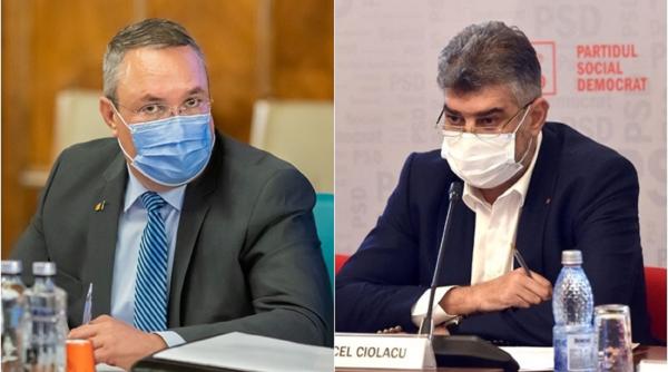 Ce au discutat Nicolae Ciucă cu Marcel Ciolacu: Guvern până la 1 februarie 2022