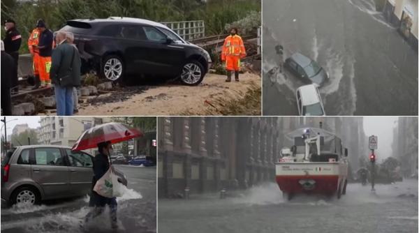 Un puternic ciclon a lovit Italia. Doi oameni au murit, alții au dispărut, iar școlile s-au închis: „Suntem în prezența unui fenomen fără precedent”