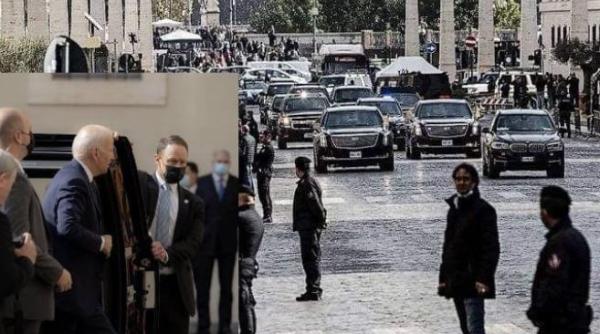 Italia. Un român, accident cu o mașină din coloana oficială a lui Joe Biden, la Roma