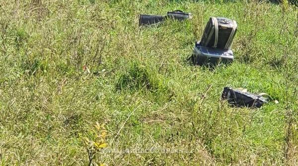 Captură de țigări de contrabandă, trecute cu drona la frontieră