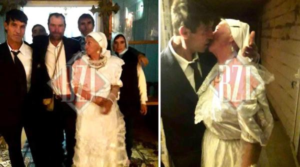 Nunta anului 2021! O româncă, mireasă la 76 de ani. Ginerică - burlacul satului, cu 30 de ani mai tânăr