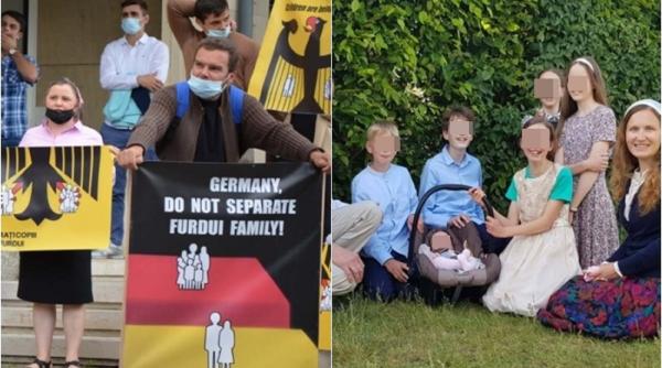 Proteste în Roma și Londra pentru familia Furdui, care a rămas fără cei șapte copii: „Le este greu să accepte acest abuz grav”