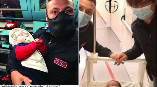 Italia. Părinții români care și-au abandonat bebelușul pe stradă, condamnați. Cristian și Maria nici nu aveau bani să-i cumpere lapte lui Zeno