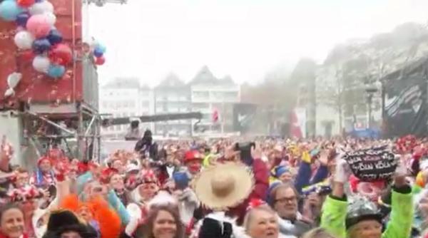 Germania. Mii de oameni au cântat şi au dansat în Koln: „Sunt testați, vaccinați”