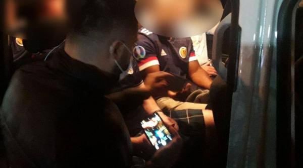 Un microbuz cu suporteri scoțieni a trecut prin vama Leușeni, fără a opri la punctul de control. Bărbații se grăbeau la meci 