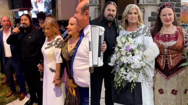 Imagini de la nunta lui Gheorghe Gheorghiu din SUA. Trubadurul s-a căsătorit cu o femeie de afaceri româncă