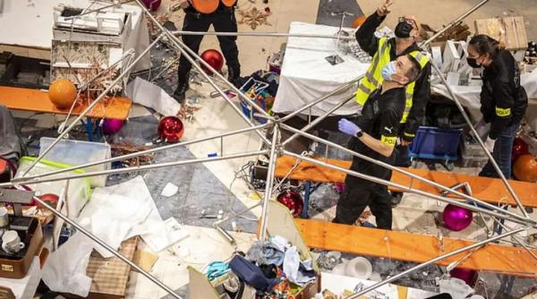 Incident într-un centru comercial din Elveția. Șase persoane, rănite de niște ornamente de Crăciun, desprinse de pe tavan: "Oamenii erau în stare de şoc"